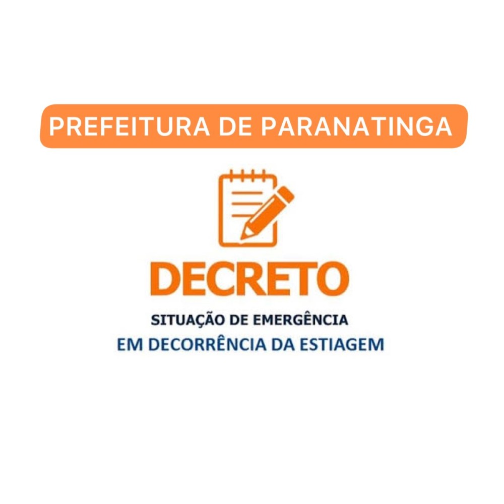PREFEITURA DE PARANATINGA DECRETA SITUAÇÃO DE EMERGÊNCIA EM LOCAIS AFETADOS PELA ESTIAGEM