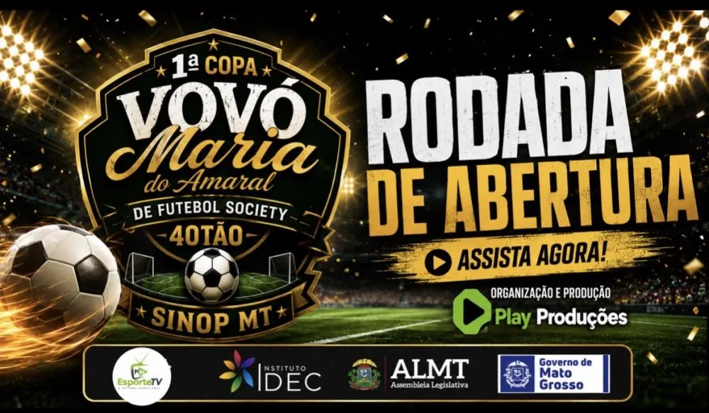 1º Copa Vovó Maria do Amaral de Futebol Society agita Sinop a partir desta quarta-feira (5)