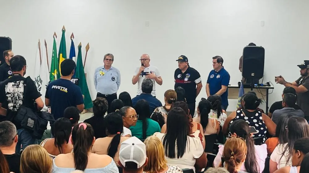 Otaviano Pivetta e Deputado Nininho cumprem agenda em Paranatinga com Marcos Tomazini e reúnem lideranças no Sindicato Rural