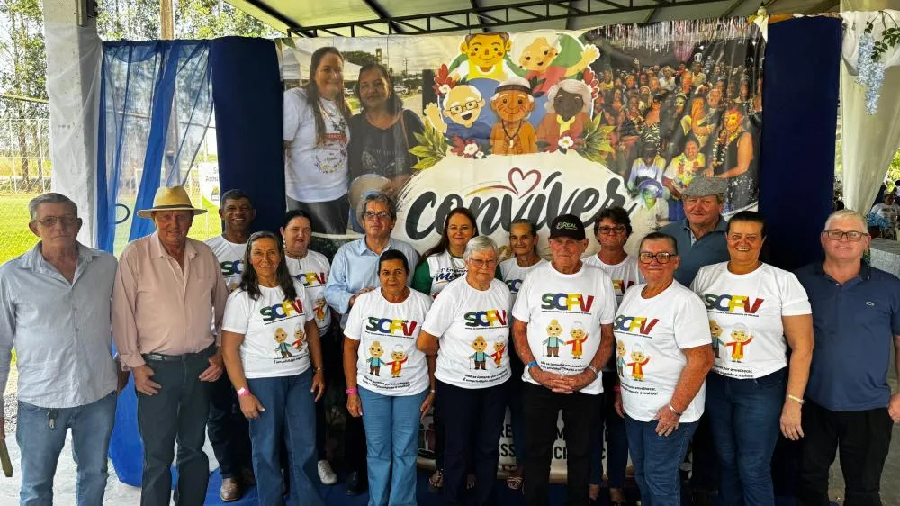 Prefeito Marcos Tomazini e primeira-dama destacam integração dos grupos Conviver durante encontro da terceira idade em Paranatinga